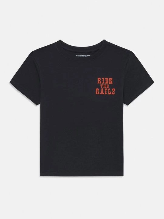 Zdjęcie produktu T-shirt z nadrukiem Element czarny