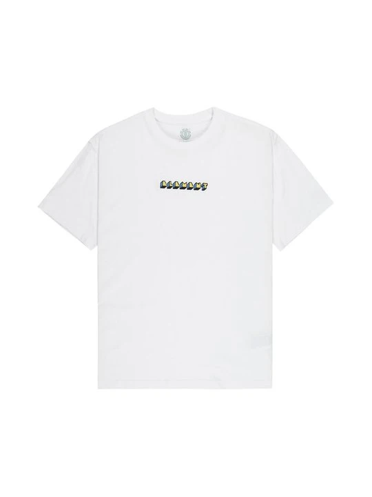 Zdjęcie produktu T-shirt z nadrukiem Element biały
