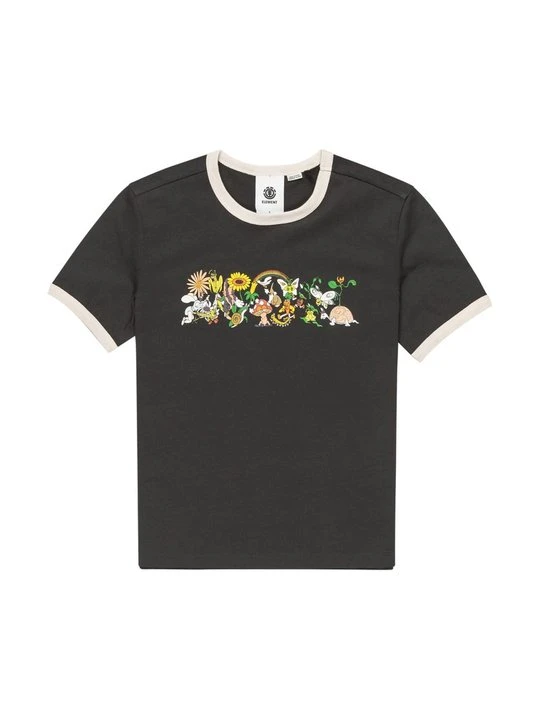 Zdjęcie produktu T-shirt z nadrukiem Element czarny