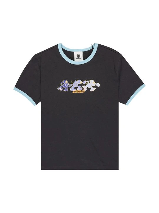 Zdjęcie produktu T-shirt z nadrukiem Element czarny