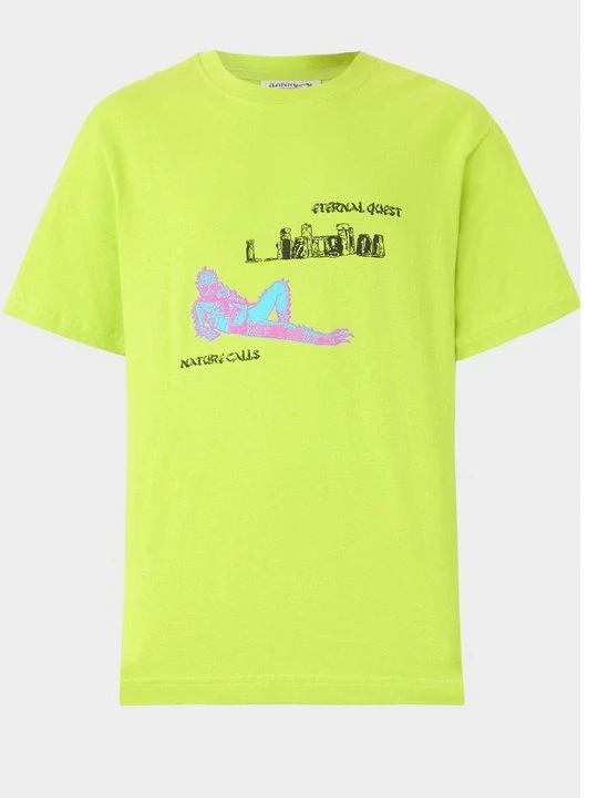 Zdjęcie produktu T-shirt z nadrukiem Element zielony neon