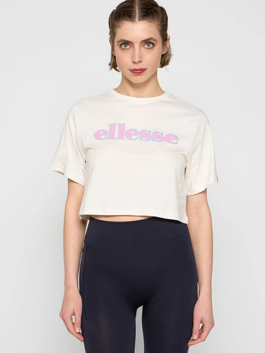 Zdjęcie produktu T-shirt z nadrukiem Ellesse mleczny