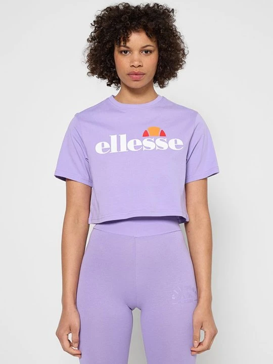 Zdjęcie produktu T-shirt z nadrukiem Ellesse fioletowy