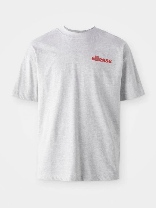 Zdjęcie produktu T-shirt z nadrukiem Ellesse jasnoszary melanż