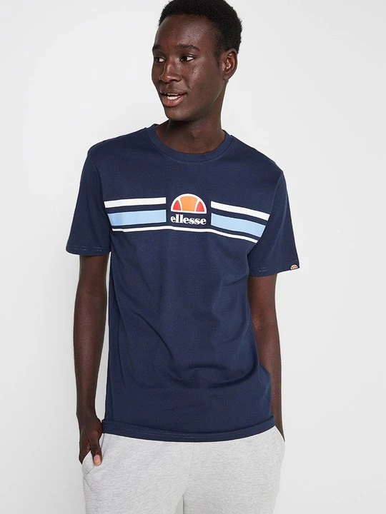Zdjęcie produktu T-shirt z nadrukiem Ellesse granatowy