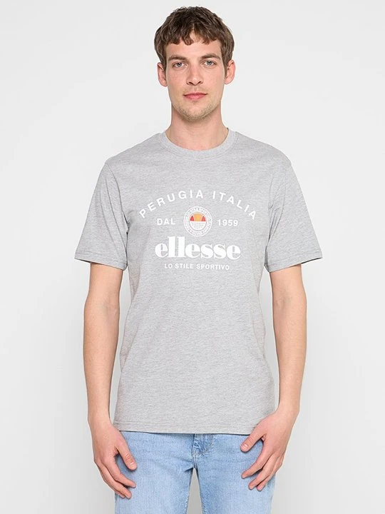 Zdjęcie produktu T-shirt z nadrukiem Ellesse jasnoszary