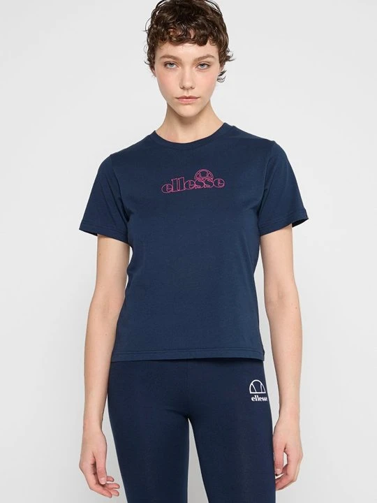Zdjęcie produktu T-shirt z nadrukiem Ellesse granatowy