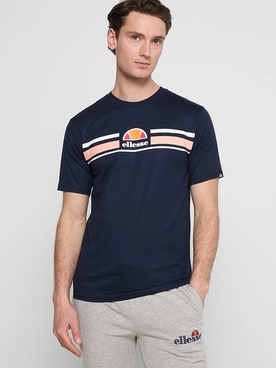Zdjęcie produktu T-shirt z nadrukiem Ellesse granatowy