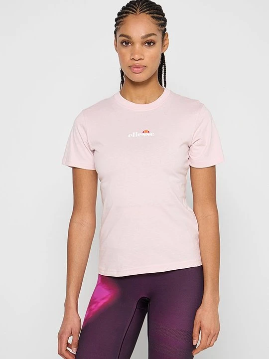 Zdjęcie produktu T-shirt z nadrukiem Ellesse jasnoróżowy