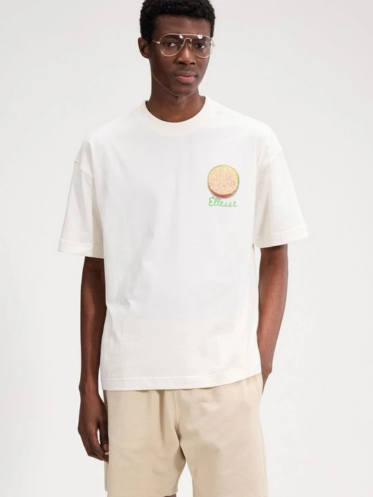 Zdjęcie produktu T-shirt z nadrukiem Ellesse mleczny