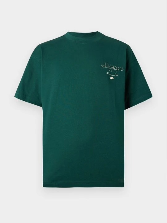 Zdjęcie produktu T-shirt z nadrukiem Ellesse ciemnozielony