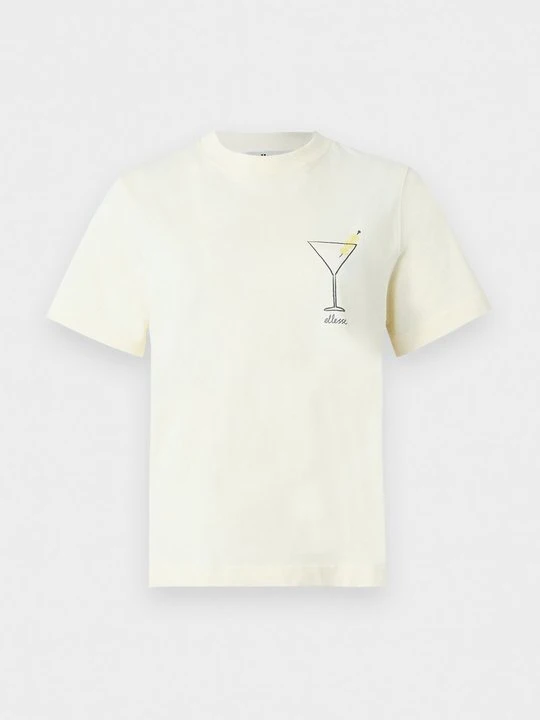 Zdjęcie produktu T-shirt z nadrukiem Ellesse jasnożółty