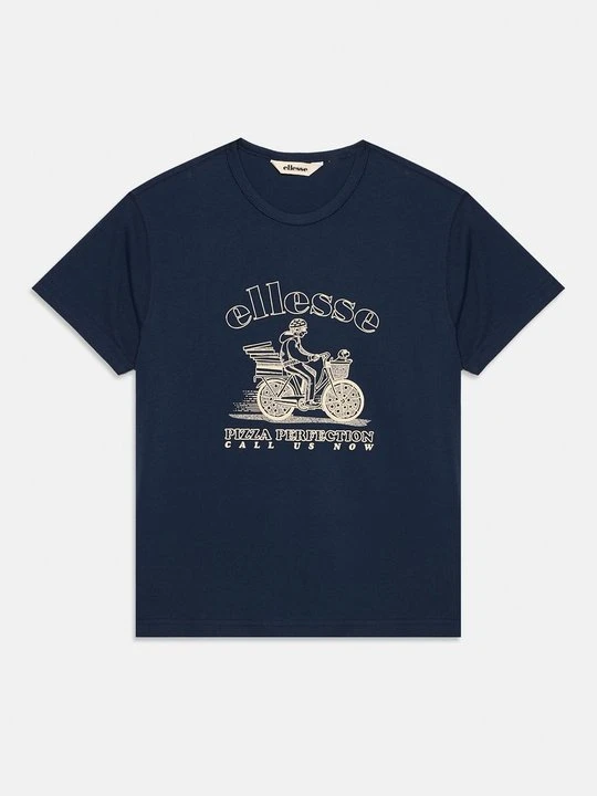 Zdjęcie produktu T-shirt z nadrukiem Ellesse granatowy