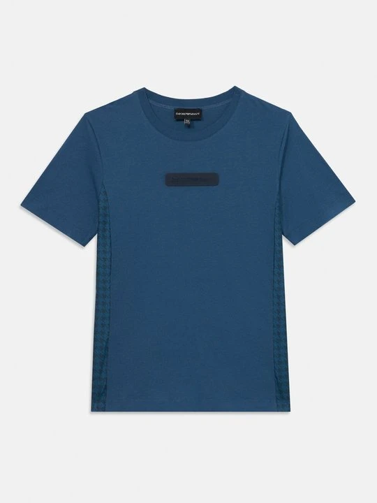 Zdjęcie produktu T-shirt z nadrukiem Emporio Armani granatowy