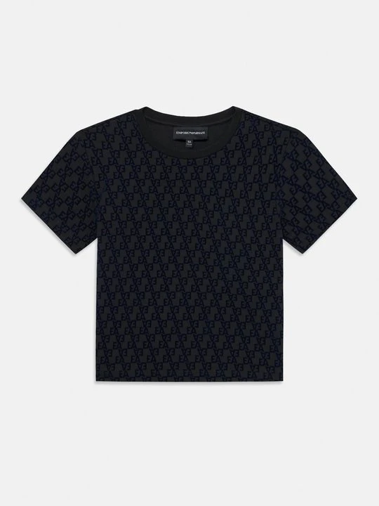 Zdjęcie produktu T-shirt z nadrukiem Emporio Armani granatowy