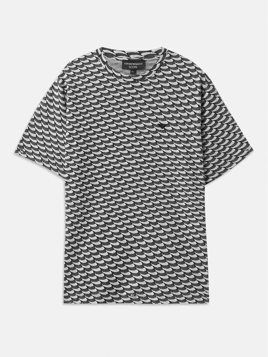 Zdjęcie produktu T-shirt z nadrukiem Emporio Armani biały