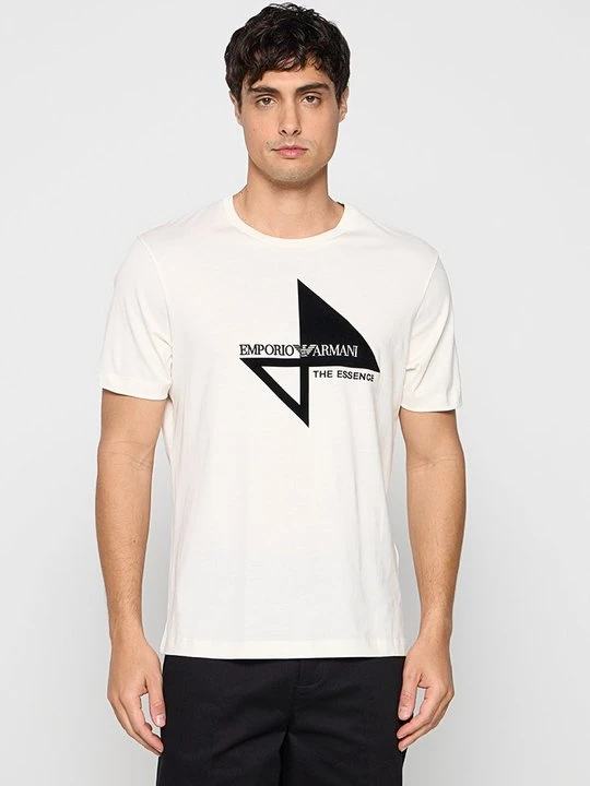 Zdjęcie produktu T-shirt z nadrukiem Emporio Armani biały