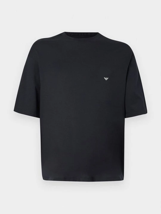 Zdjęcie produktu T-shirt z nadrukiem Emporio Armani granatowy