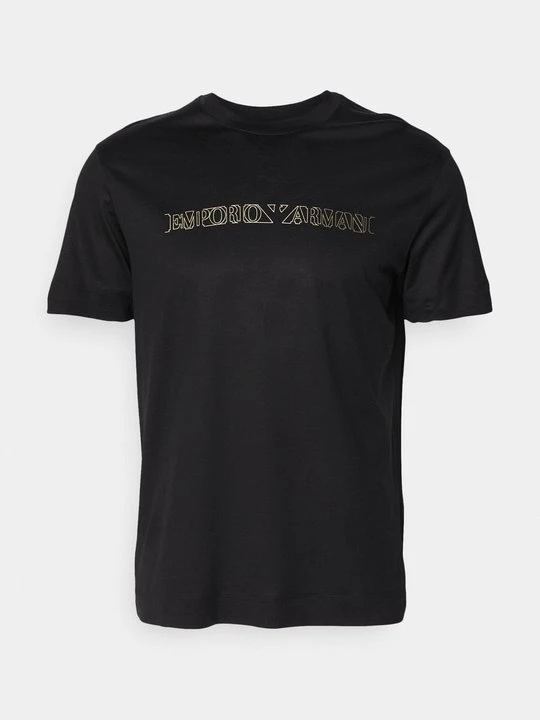 Zdjęcie produktu T-shirt z nadrukiem Emporio Armani czarny