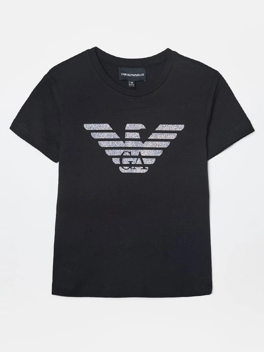 Zdjęcie produktu T-shirt z nadrukiem Emporio Armani czarny
