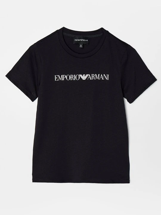 Zdjęcie produktu T-shirt z nadrukiem Emporio Armani czarny