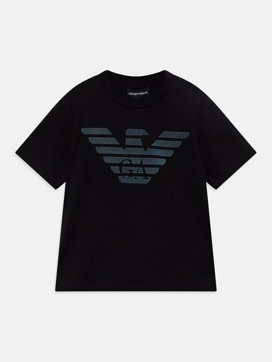 Zdjęcie produktu T-shirt z nadrukiem Emporio Armani granatowy