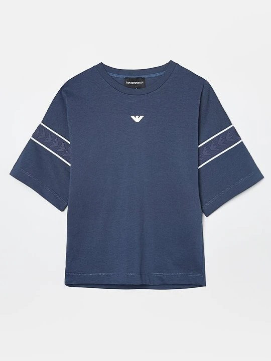 Zdjęcie produktu T-shirt z nadrukiem Emporio Armani jasnoniebieski