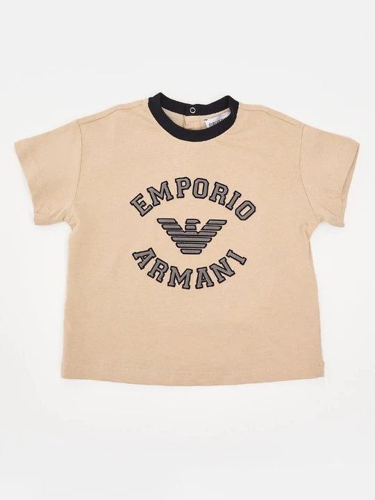 Zdjęcie produktu T-shirt z nadrukiem Emporio Armani tan