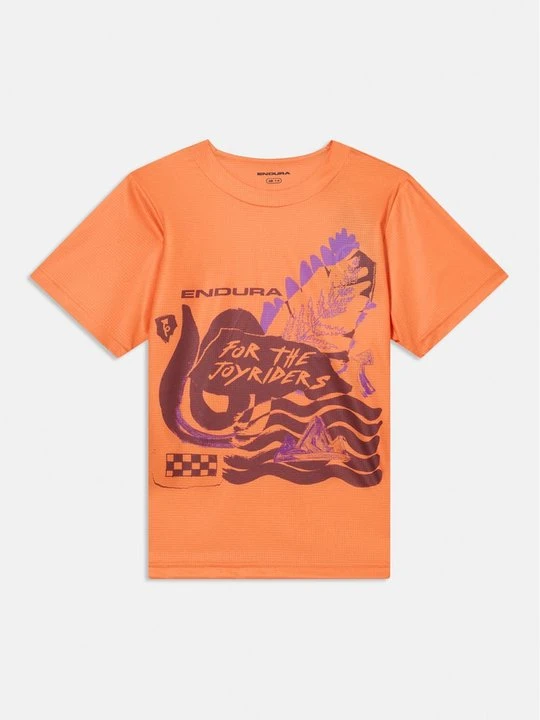 Zdjęcie produktu T-shirt z nadrukiem ENDURA pomarańczowy