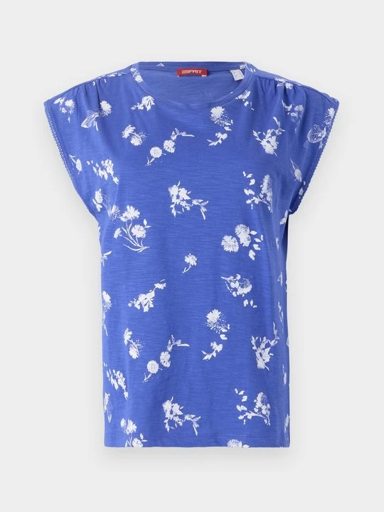 Zdjęcie produktu T-shirt z nadrukiem Esprit niebieski