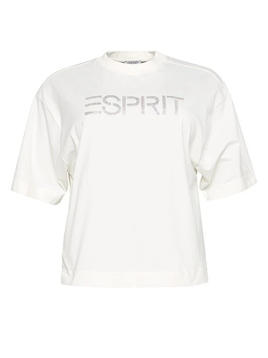 Zdjęcie produktu T-shirt z nadrukiem Esprit mleczny