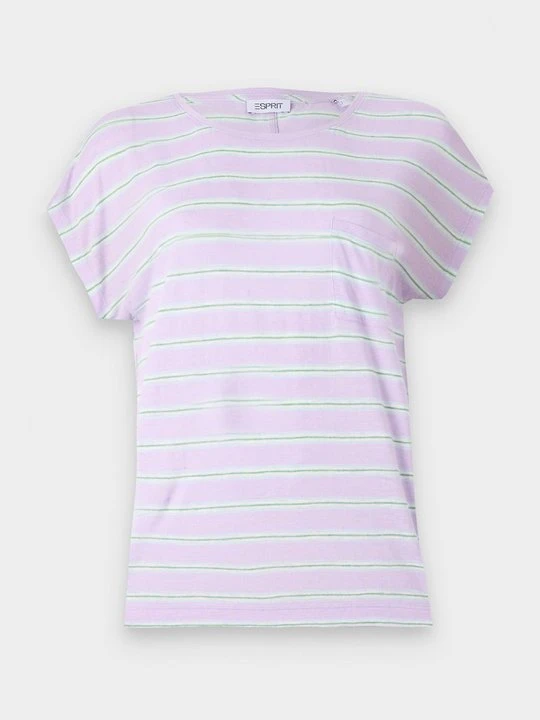Zdjęcie produktu T-shirt z nadrukiem Esprit liliowy