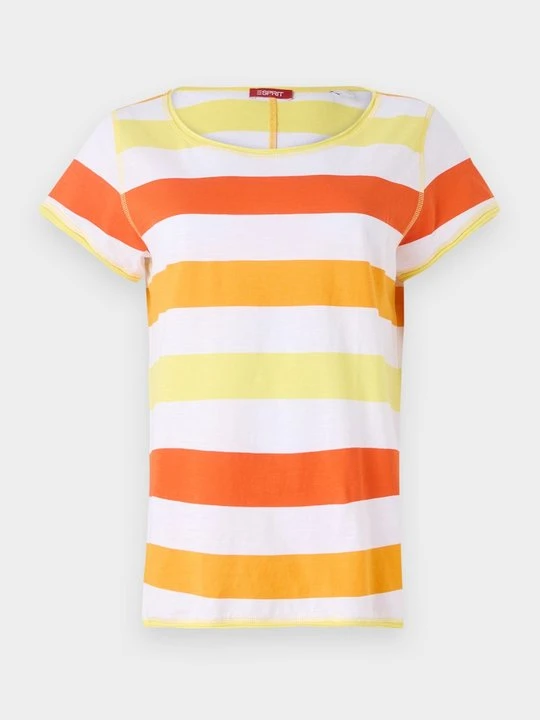 Zdjęcie produktu T-shirt z nadrukiem Esprit pomarańczowy