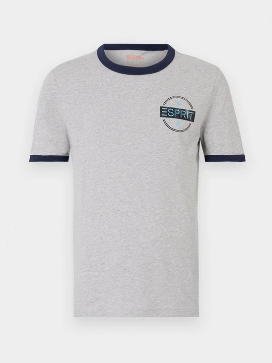 Zdjęcie produktu T-shirt z nadrukiem Esprit szary