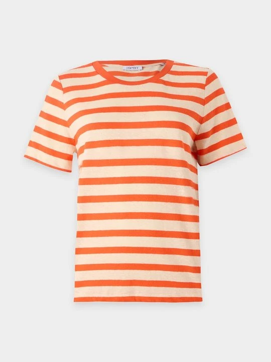 Zdjęcie produktu T-shirt z nadrukiem Esprit pomarańczowy