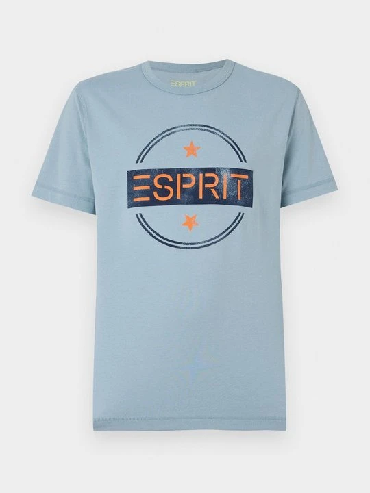 Zdjęcie produktu T-shirt z nadrukiem Esprit jasnoniebieski