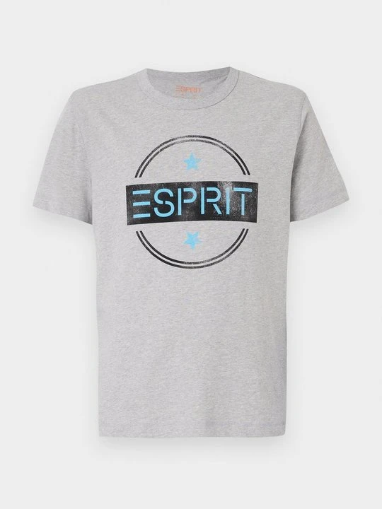 Zdjęcie produktu T-shirt z nadrukiem Esprit szary