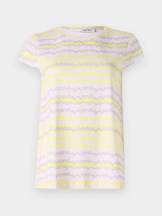 Zdjęcie produktu T-shirt z nadrukiem Esprit jasnoróżowy