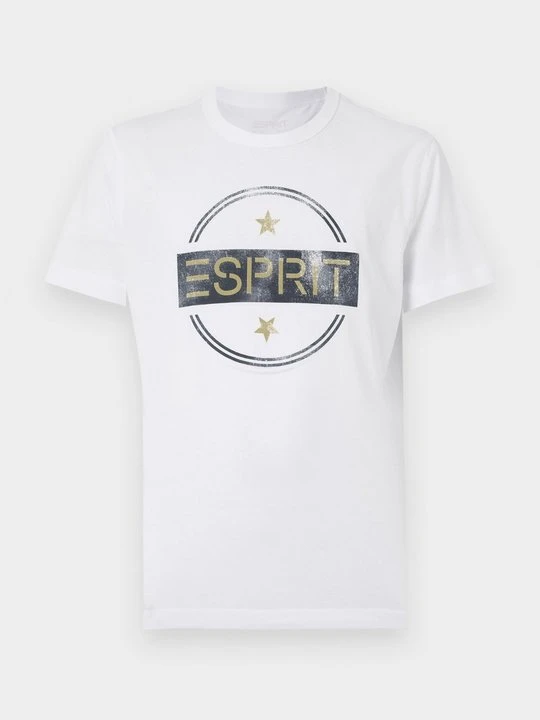 Zdjęcie produktu T-shirt z nadrukiem Esprit biały