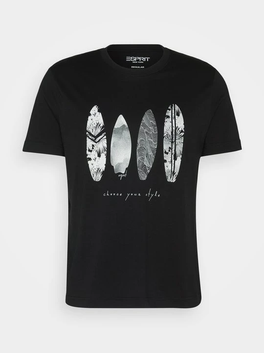 Zdjęcie produktu T-shirt z nadrukiem Esprit czarny