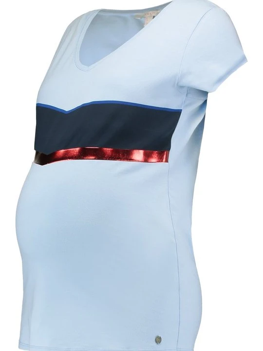Zdjęcie produktu T-shirt z nadrukiem Esprit niebieski