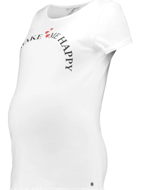 Zdjęcie produktu T-shirt z nadrukiem Esprit biały
