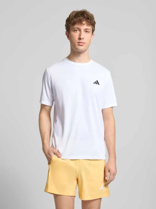 Zdjęcie produktu T-shirt z nadrukiem etykiety Adidas Biały