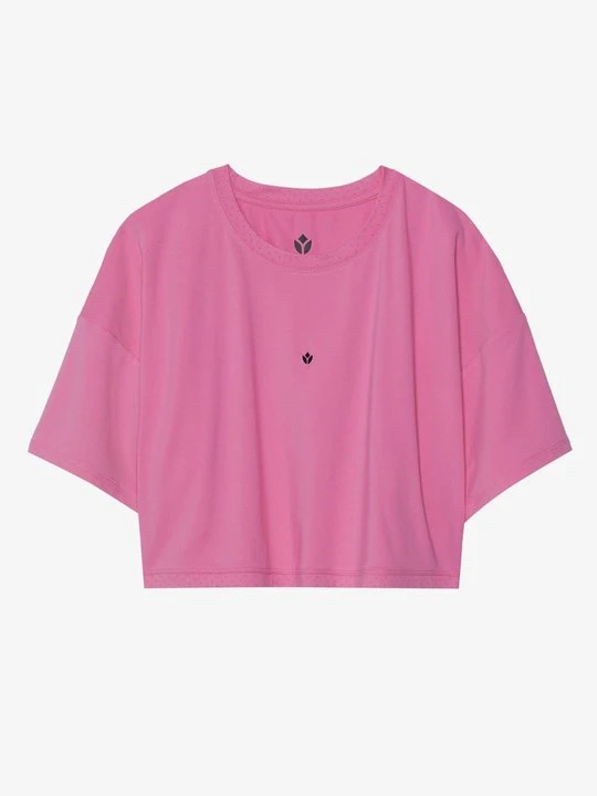 Zdjęcie produktu T-shirt z nadrukiem Even&Odd różowy