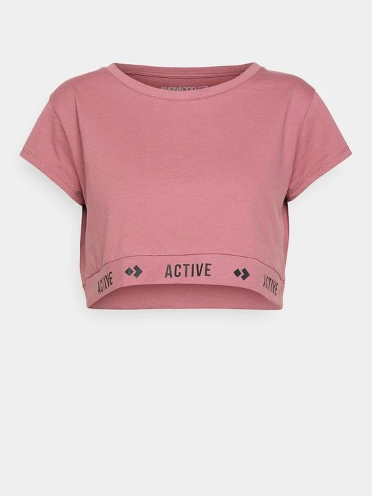 Zdjęcie produktu T-shirt z nadrukiem Even&Odd różowy