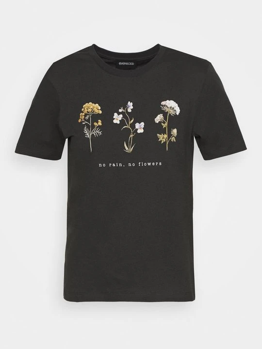 Zdjęcie produktu T-shirt z nadrukiem Even&Odd By Zalando antracytowy