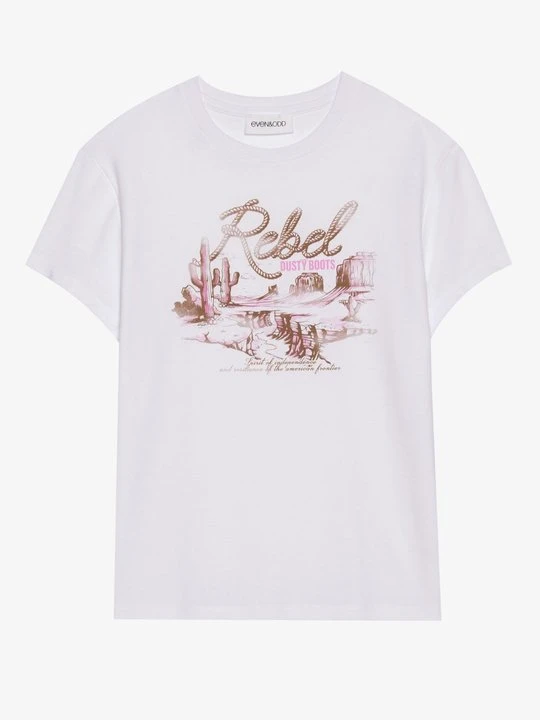 Zdjęcie produktu T-shirt z nadrukiem Even&Odd By Zalando biały
