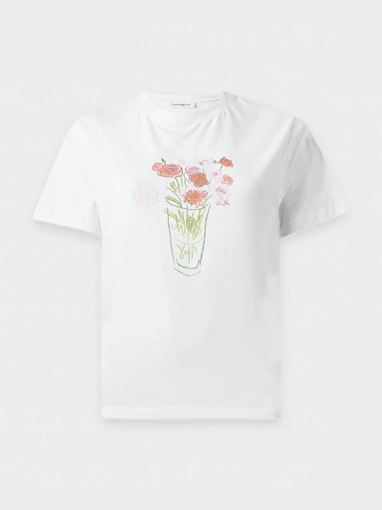 Zdjęcie produktu T-shirt z nadrukiem Even&Odd By Zalando biały