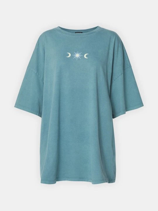 Zdjęcie produktu T-shirt z nadrukiem Even&Odd Curvy By Zalando ciemnozielony