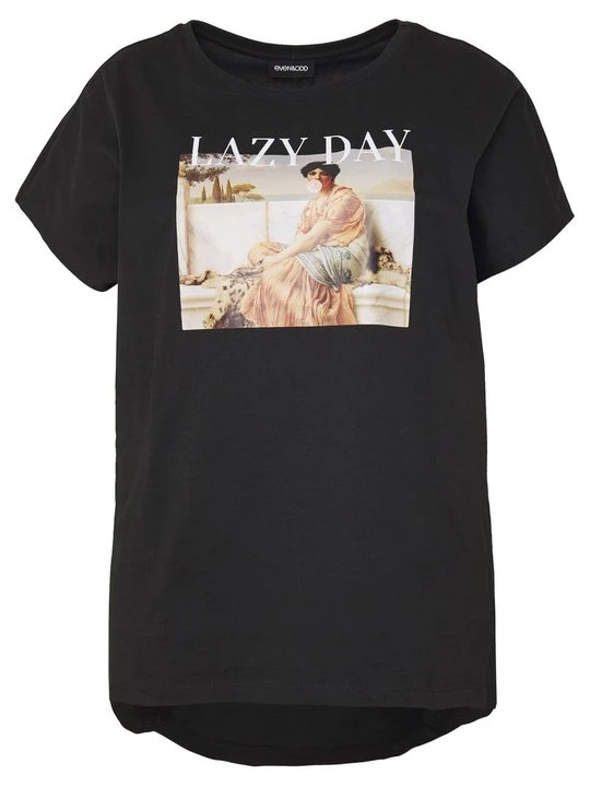 Zdjęcie produktu T-shirt z nadrukiem Even&Odd Curvy By Zalando czarny